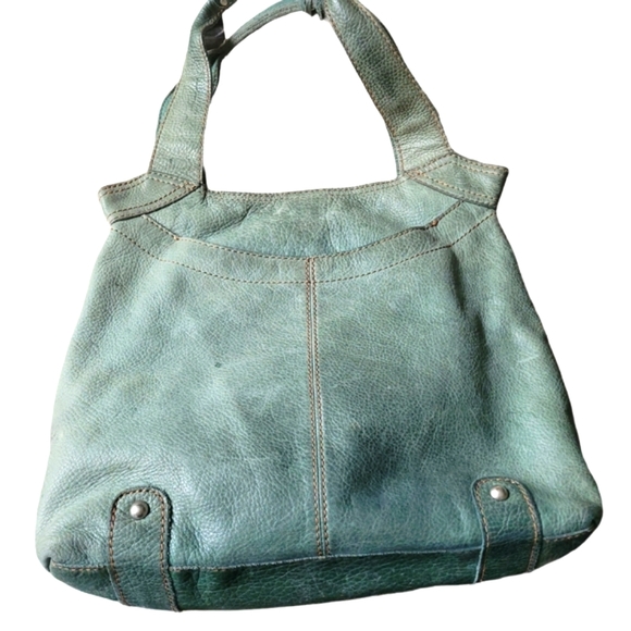 Fossil Leather Satchel Shoulder Bag - Picture 3 of 14